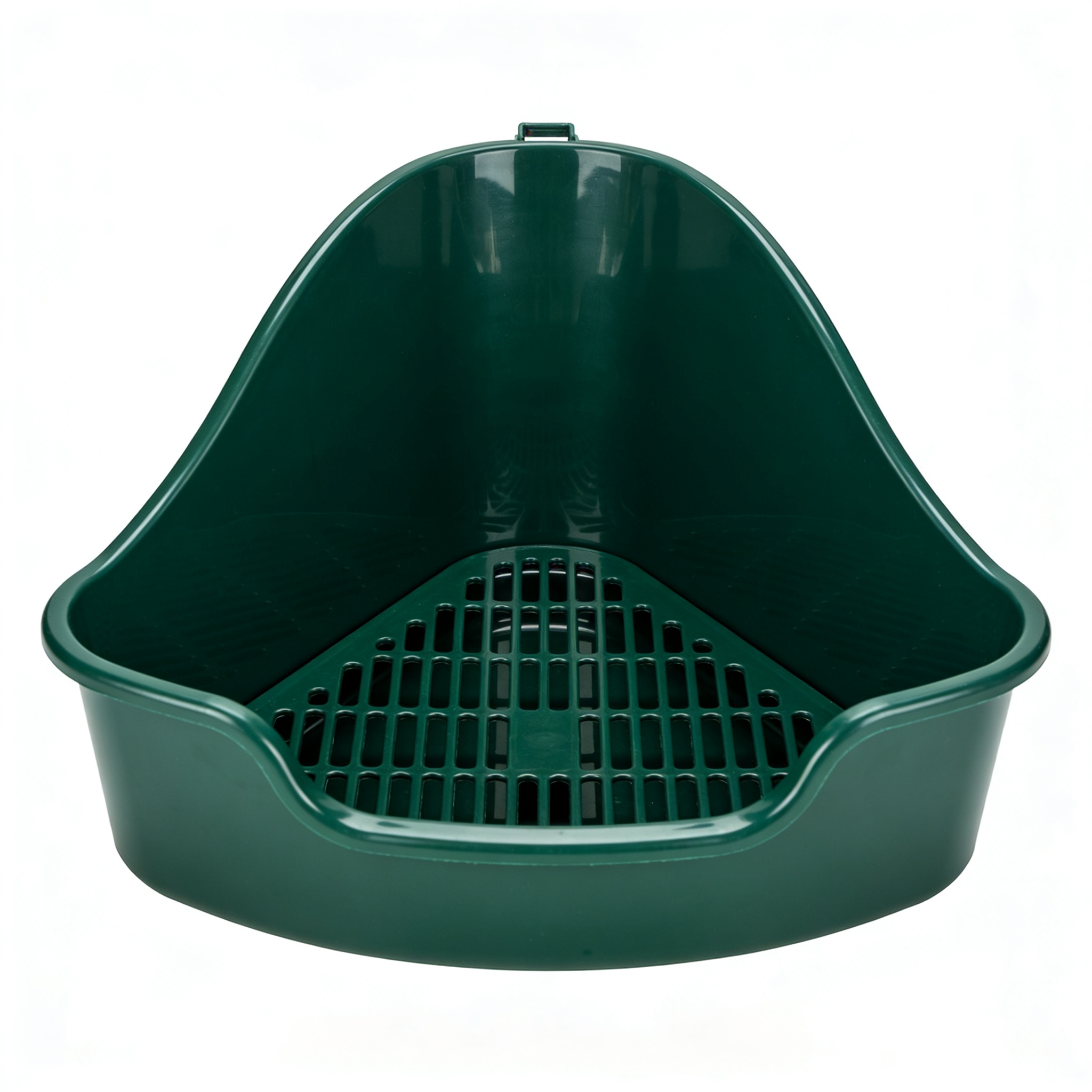 Mariehaven Toilettes d'angle en plastique pour cage de petits animaux et rongeurs, 16 x 11 x 8 cm, Vert foncé, faciles à nettoyer, peu encombrantesSearching on Google...
