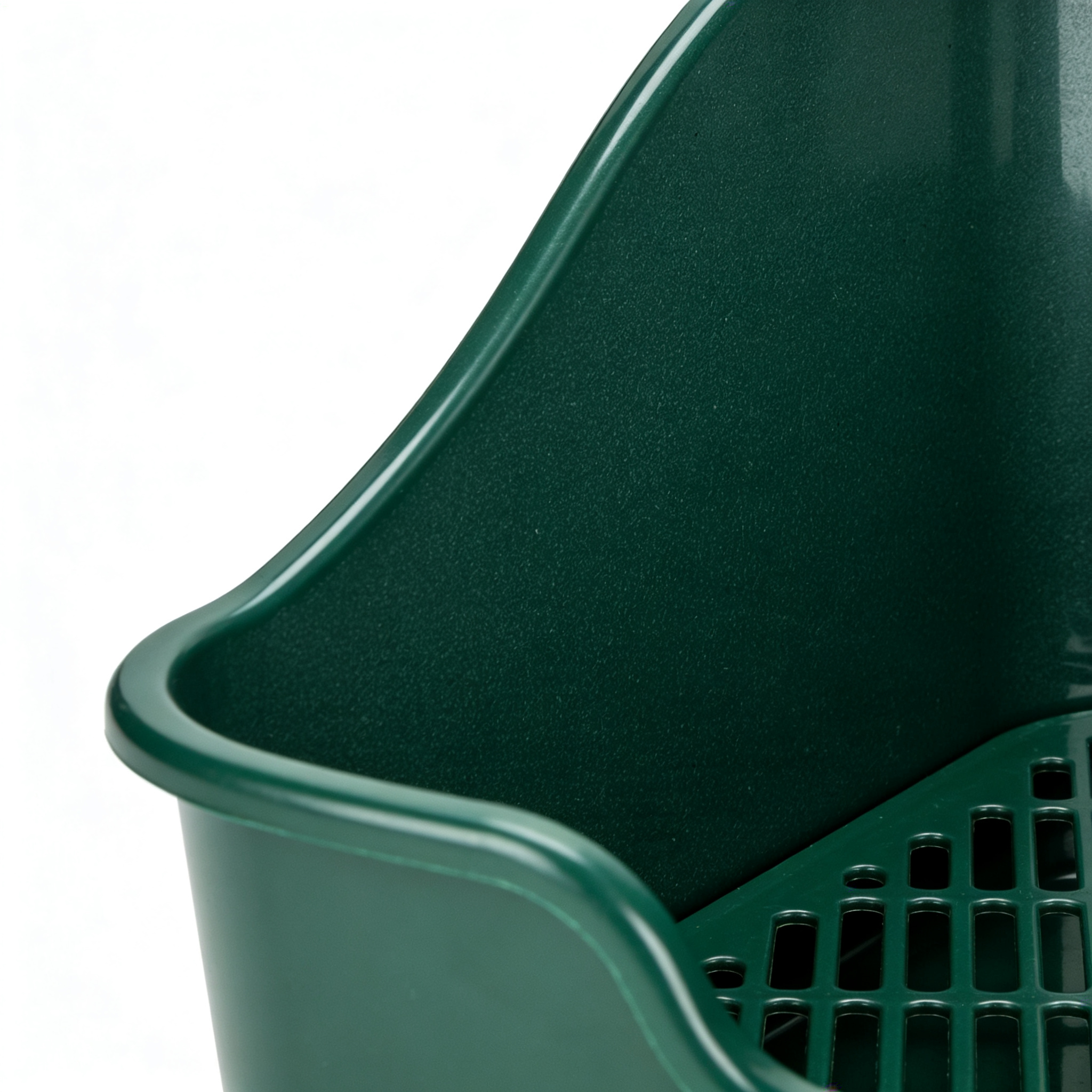 Mariehaven Toilettes d'angle en plastique pour cage de petits animaux et rongeurs, 16 x 11 x 8 cm, Vert foncé, faciles à nettoyer, peu encombrantesSearching on Google...