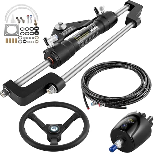 Kit Direction Hydraulique Bateau VEVOR 300HP